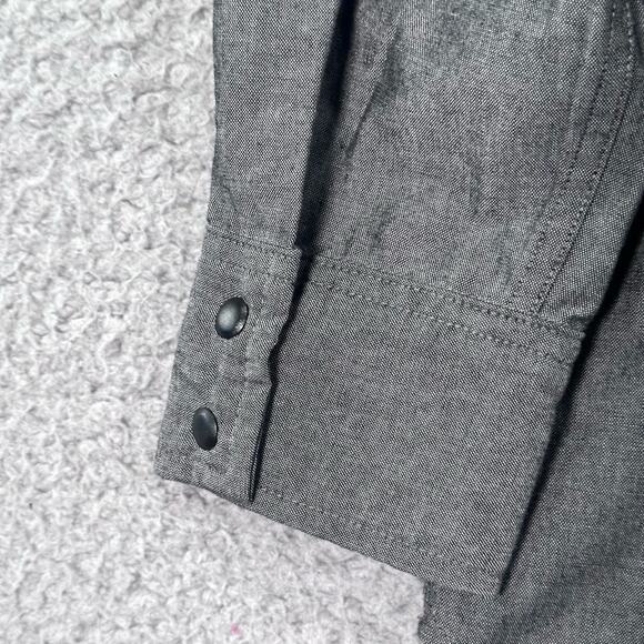 Topo Designs Tunic Popover Shirt Long Sleeve Women’s Medium Charcoal Gray Casual - Picture 6 of 11